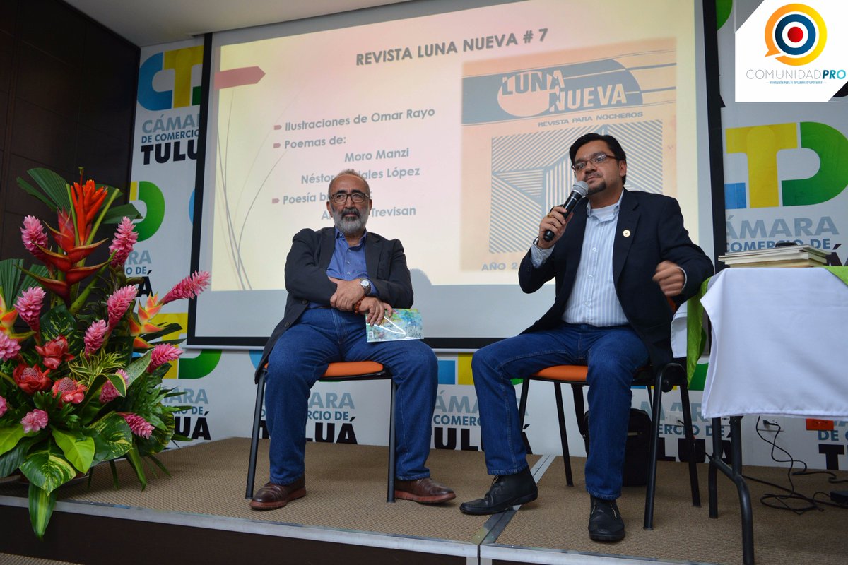 OngComunidadPRO's tweet photo. #ComunidadPRO comparte momentos del lanzamiento de @LunaNuevaTulua Antología Múltiple III de Omar Ortiz F. ... #ProEditorial #Tuluá https://t.co/8xNmC8Qbjj