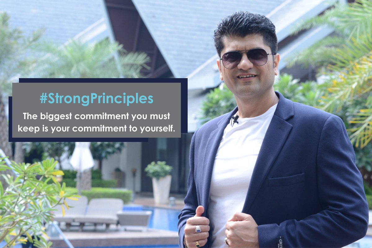 StarPoojaPiyush's tweet photo. The biggest commitment you must keep is your commitment to yourself.
#StrongPrinciples #PoojaandPiyushVyaas https://t.co/E2mLeNiFwe