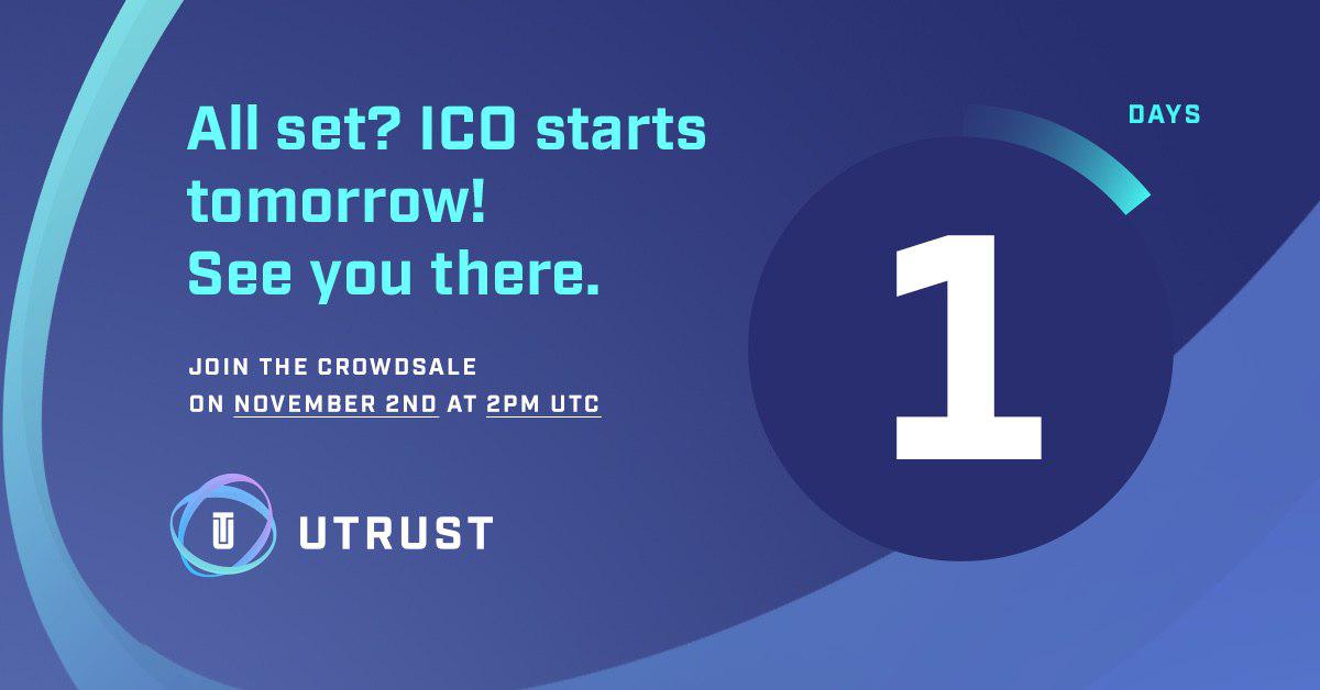 xMoney_com's tweet photo. 1 Day to go! ICO begins 2nd November 2017 AT 2PM UTC 🚀 https://t.co/ZiTnEmSYId