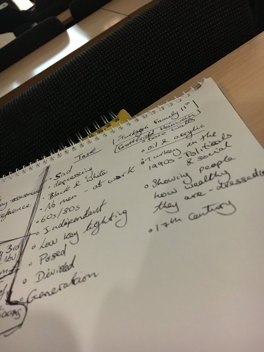 evelyn_arty's tweet photo. Learning about Gottfried Heinwein “Turkish Family ll”. #fouweds https://t.co/FSkyJLcFne