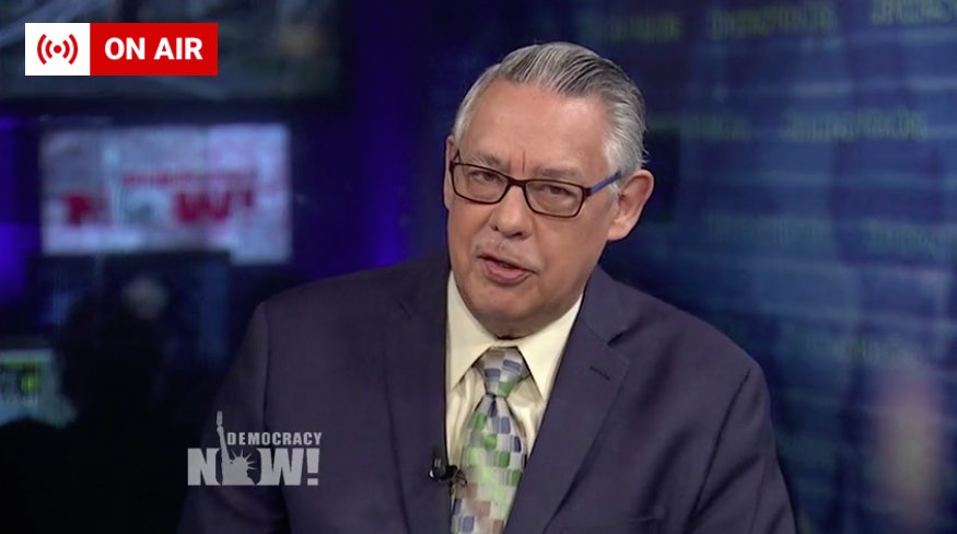 democracynow's tweet photo. Juan González: "Energy independence for Puerto Rico… requires an immediate solution, and the best solution is clearly solar and wind power" https://t.co/4mukvtVDP5