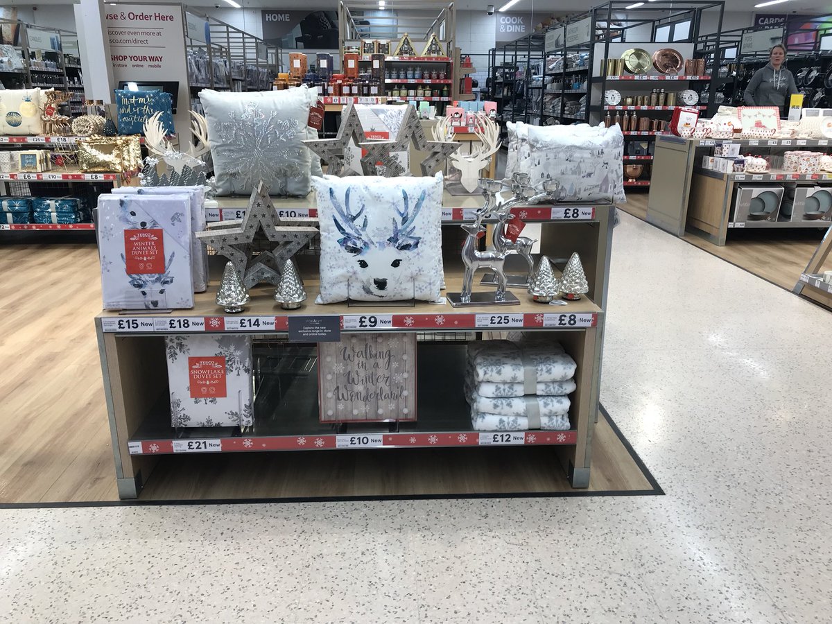 Our beautiful Christmas Range now In Store at Tesco Dereham  #tesco  #pretty #festive
