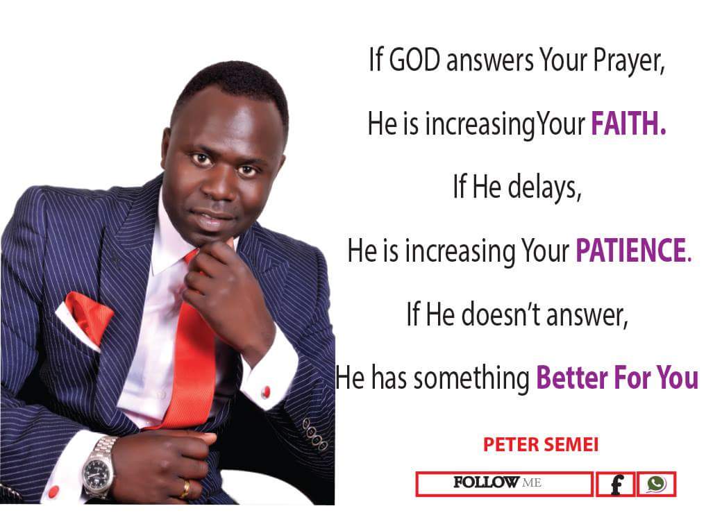 SemeiPeter's tweet photo. MAKE PRAYER YOUR LIFE STYLE https://t.co/xFm5LZk8Fg