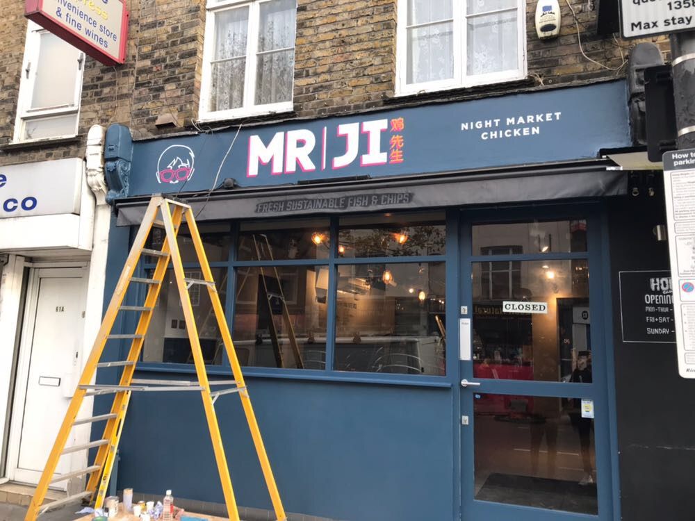 The finishing touches are getting added ready for the opening of @mrjirestaurants on Thursday! 🎉

#NightMarketChicken
