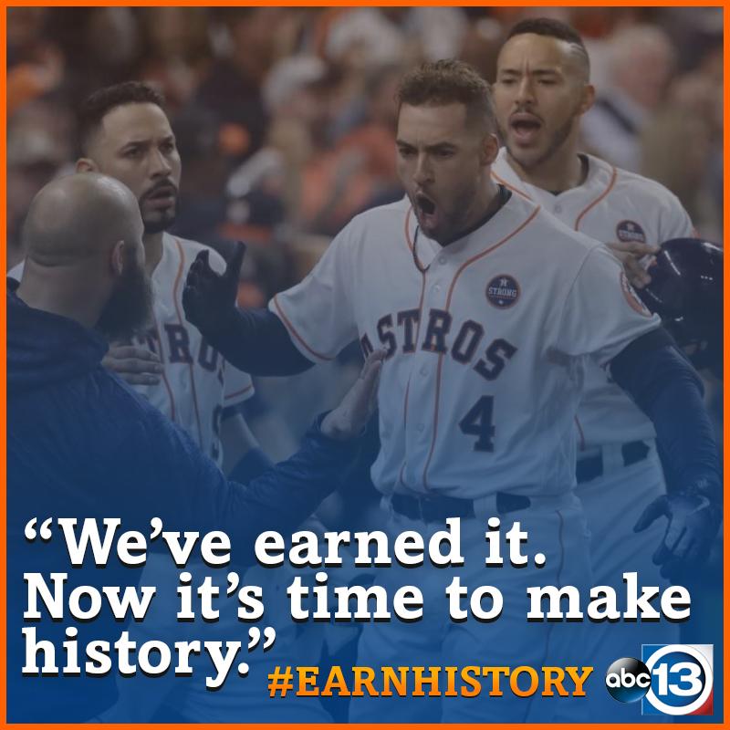 abc13houston's tweet photo. RETWEET if you still BELIEVE! 
One game. One night. One winner. Can the @astros make history tonight? https://t.co/WQcZajO83T https://t.co/pfINt8XHVM