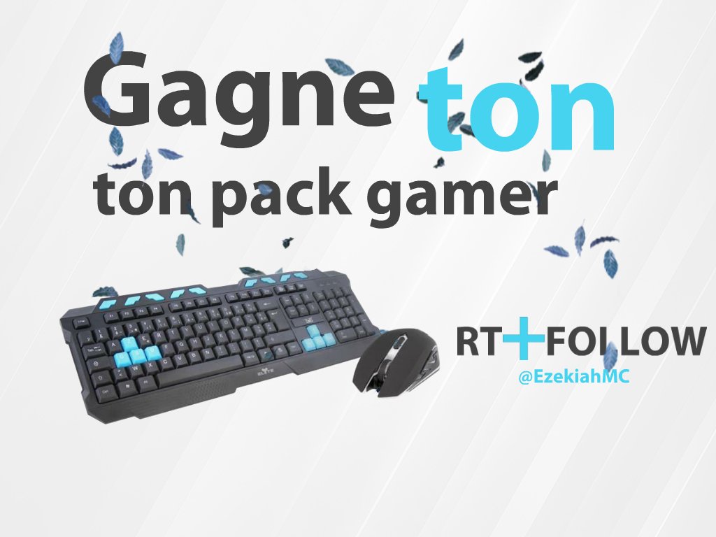 EzekiahFR's tweet image. 🎁 #CONCOURS #20K 🎁

↪ Gagne ton PACK GAMER !

➡ RT + FOLLOW @EzekiahMC + @Kiranyx + @aLLreliOfficial 

Insta: instagram.com/ezekiahmc/

1K RT