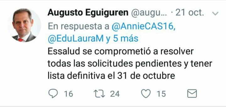 usuario_CAS's tweet photo. Quien nos miente? @MTPE_Peru @EsSaludPeru @augusegui hoy #NoHayLista Sólo mentiras #no+mecidas @karinaCalmet @lucholopez @Cas_a_728 https://t.co/cOywfjrJso