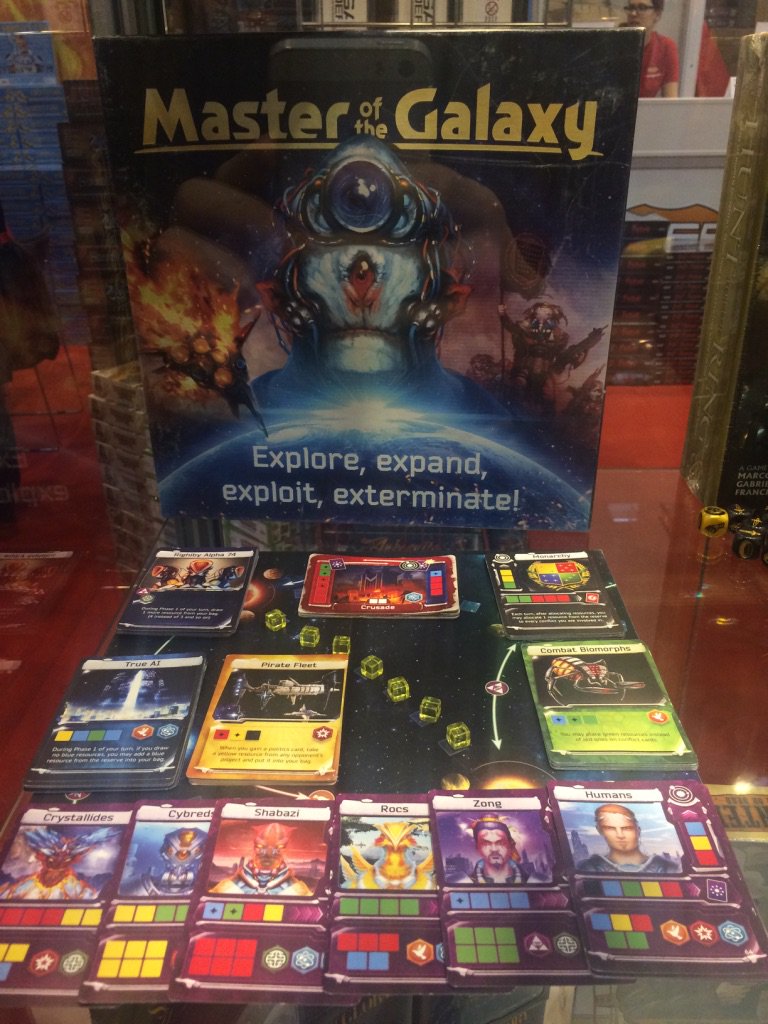 Igrology's tweet photo. Three of our games were represented on Spiel2017! Master of the Galaxy @AresGamesSrl, Five Seals of Magic @maydaygames, Nightmarium @mosigra https://t.co/LQA5ZAni0V