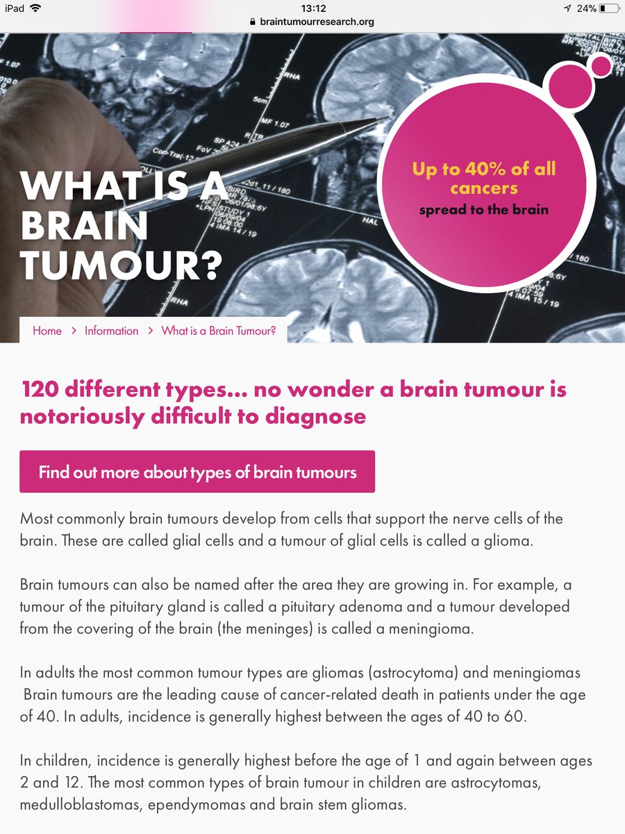 Jess_Rosewarne's tweet image. The leading cause of cancer related deaths are by brain tumours .. my dad was 52 when he died.. in the statistics of between 40-60 yrs old!