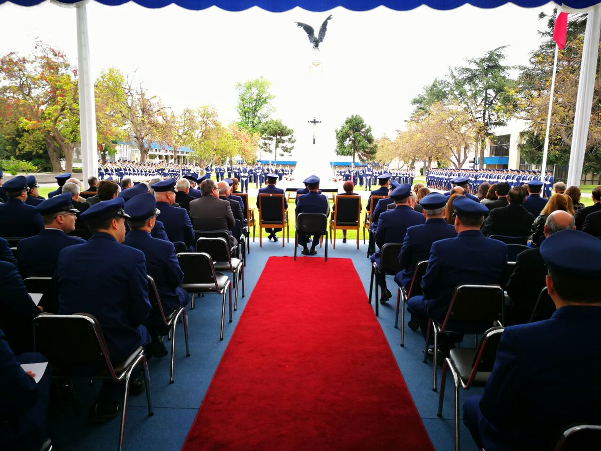 FACh_Chile's tweet photo. En estos momentos se realiza la Ceremonia de Homenaje a los Mártires de la Aviación #FACh https://t.co/PwX13JEFLV