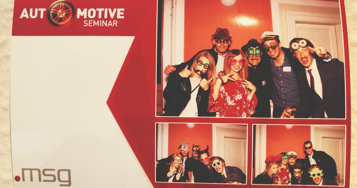 ArnoCook's tweet photo. Erinnerungen an das Automotive Seminar, schön wars ;-) #msgdavid #msg_systems https://t.co/aBFRexoSxL
