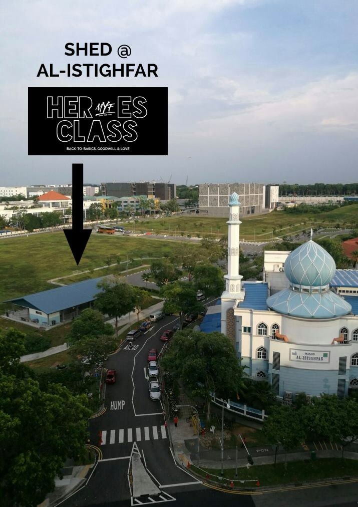 HEROES CLASS @ SHED, Al-Istighfar Mosque

Join Ustaz Zahid Zin tomorrow, 8pm. See you there! 👍🏻😎

#MYFsg #HeroesClass