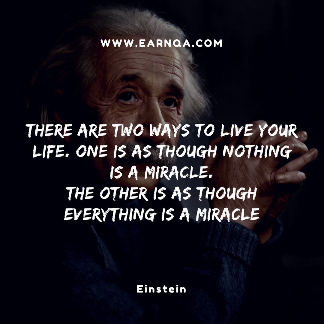 There are two ways to live your life. One is as though nothing is a miracle. The other is as though everything is a miracle #onlinetraining