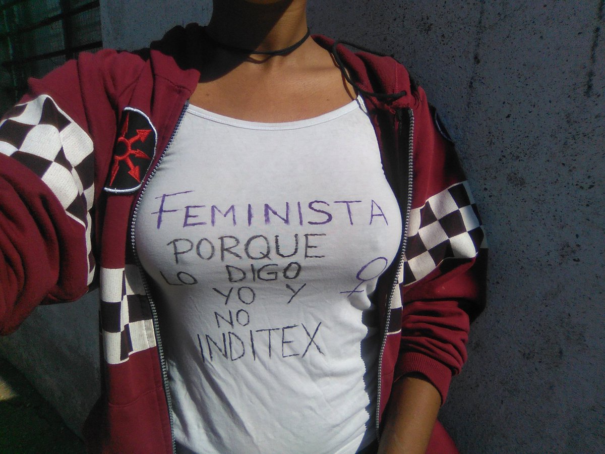 lagrimasderabia's tweet photo. Feminista porque lo digo yo y no Inditex. https://t.co/cMdAna9Ck5