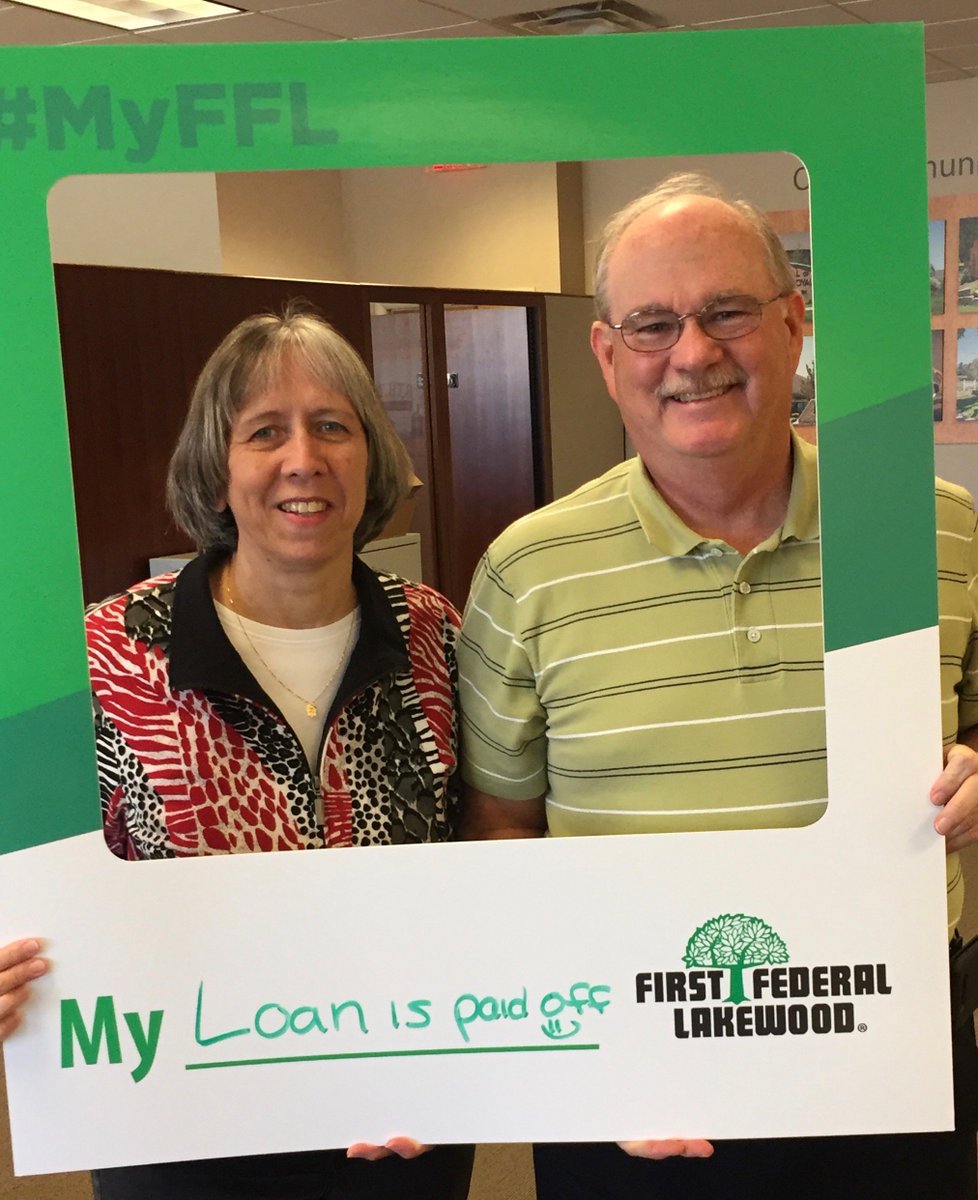 FirstFedLkwd's tweet photo. Congrats to the Grants for paying off thier home loan: a #MyFFL moment worth celebrating! 💟 https://t.co/6qnNOhRTmC
