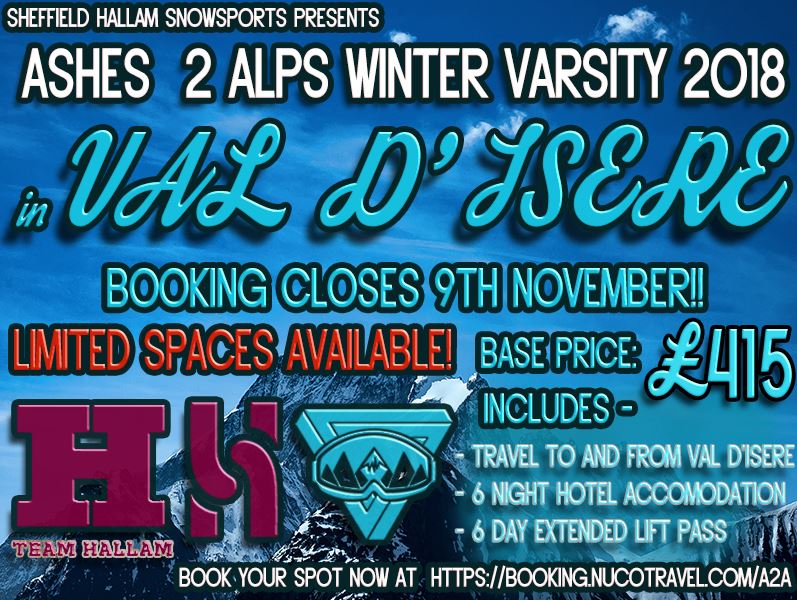 One week to go until ticket sales close for the <a href="/shusnow/">SHU SNOW</a> Varsity snowsports trip! Contact the club for more information 🏂⛷️🏔️