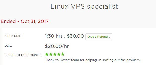 Secomcomua's tweet image. We are always ready to help with the server config
+ 1 project on #upwork successfully completed