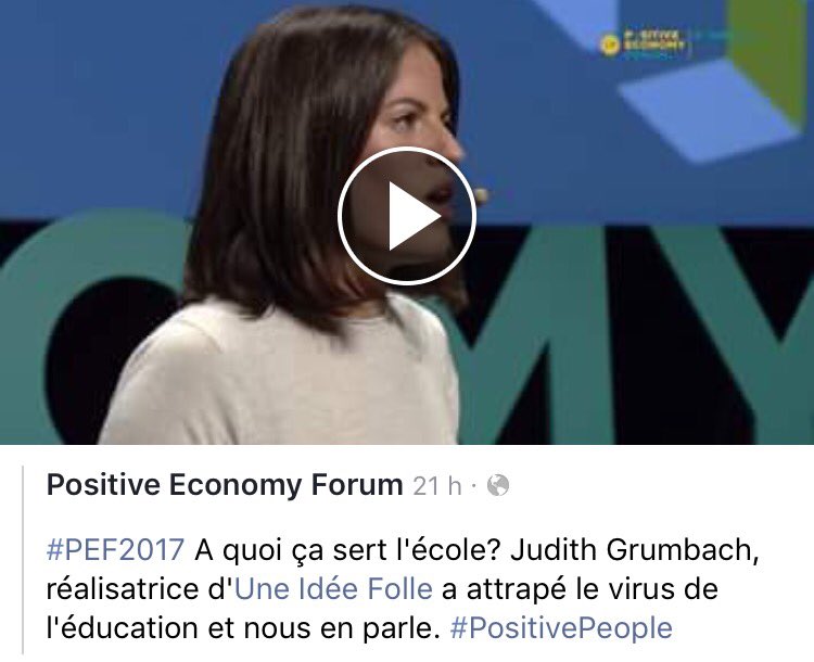 's tweet image. 👍🏻 #uneideefolle 👏🏻 un hommage aux #enseignants. La #confiance comme base @JudithGrumbach facebook.com/LHForum/videos…