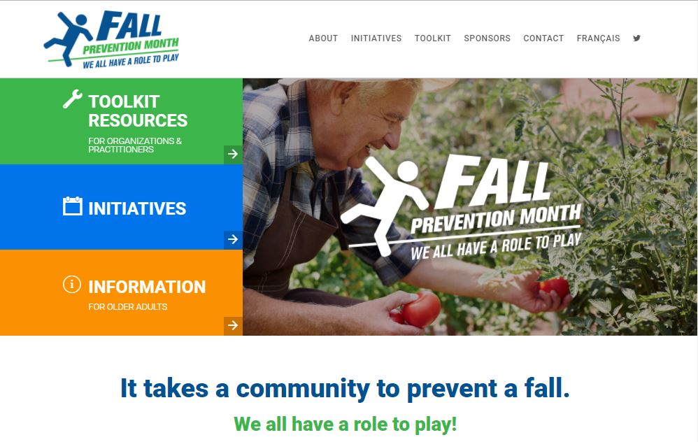 fallpreventCA's tweet image. November is Fall Prevention Month. Approximately 1 in 3 people over the age of 65 are likely to fall at least once each year #PreventFalls2017 fallpreventionmonth.ca