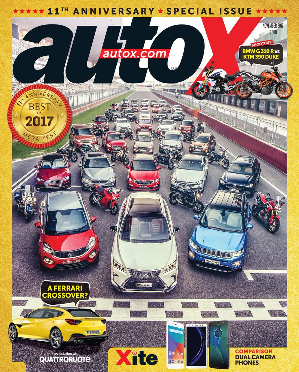 autox's tweet photo. Our mega 11th-anniv issue features our annual evaluation rounds, an epic road trip tale, a peek at BMW's new 3 Series, a new Ferrari & more! https://t.co/qYKq6eRil7
