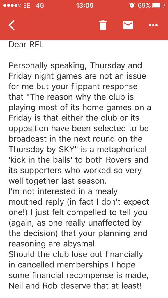 SeanDickens6's tweet photo. @StecEng22 @hullkrofficial @SuperLeague Agree to a certain extent but better planning of fixtures might allow for a few more Sunday home fixtures #EvenSpread https://t.co/KeRrHrIwlf