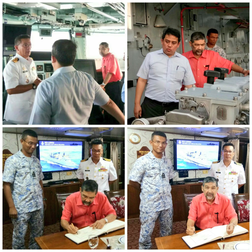 KdLekiuFrigate's tweet photo. KUNJUNGAN LAKSAMANA TAN SRI ILYAS BIN HAJI DIN (BERSARA) MANTAN PANGLIMA TENTERA LAUT KE-13 KE KD LEKIU #1NOV17 @mykamarul @tldm_rasmi https://t.co/EUZznifVAc