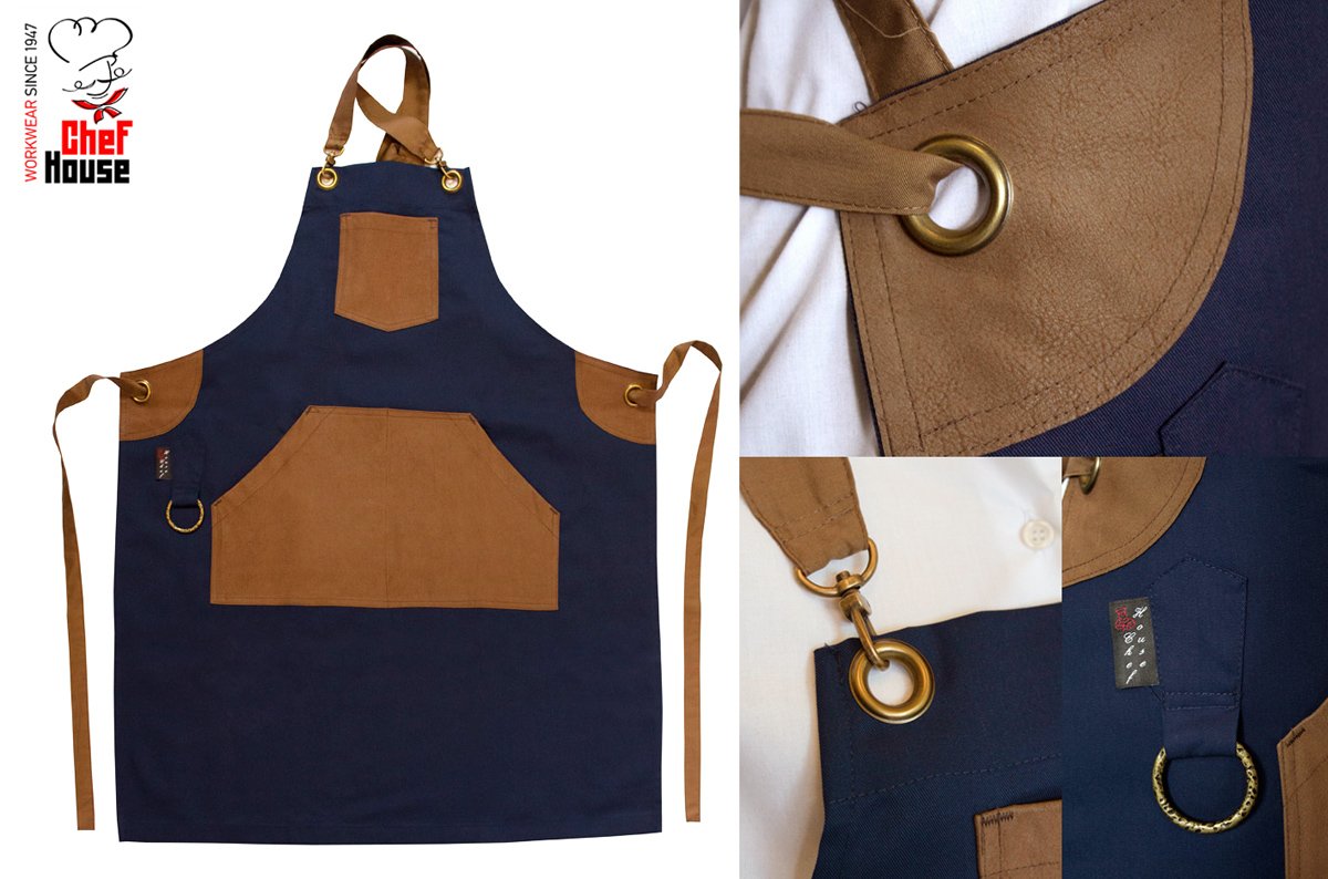 ChefWorkwear's tweet photo. Ποδιά Barista τζίν μπλέ με καφέ τσέπες αποκλειστικά από την Chef House #chefhouseworkwear #bibaprons #Barista  #ποδιές #ποδιέςbarista https://t.co/PuDquBR2tG