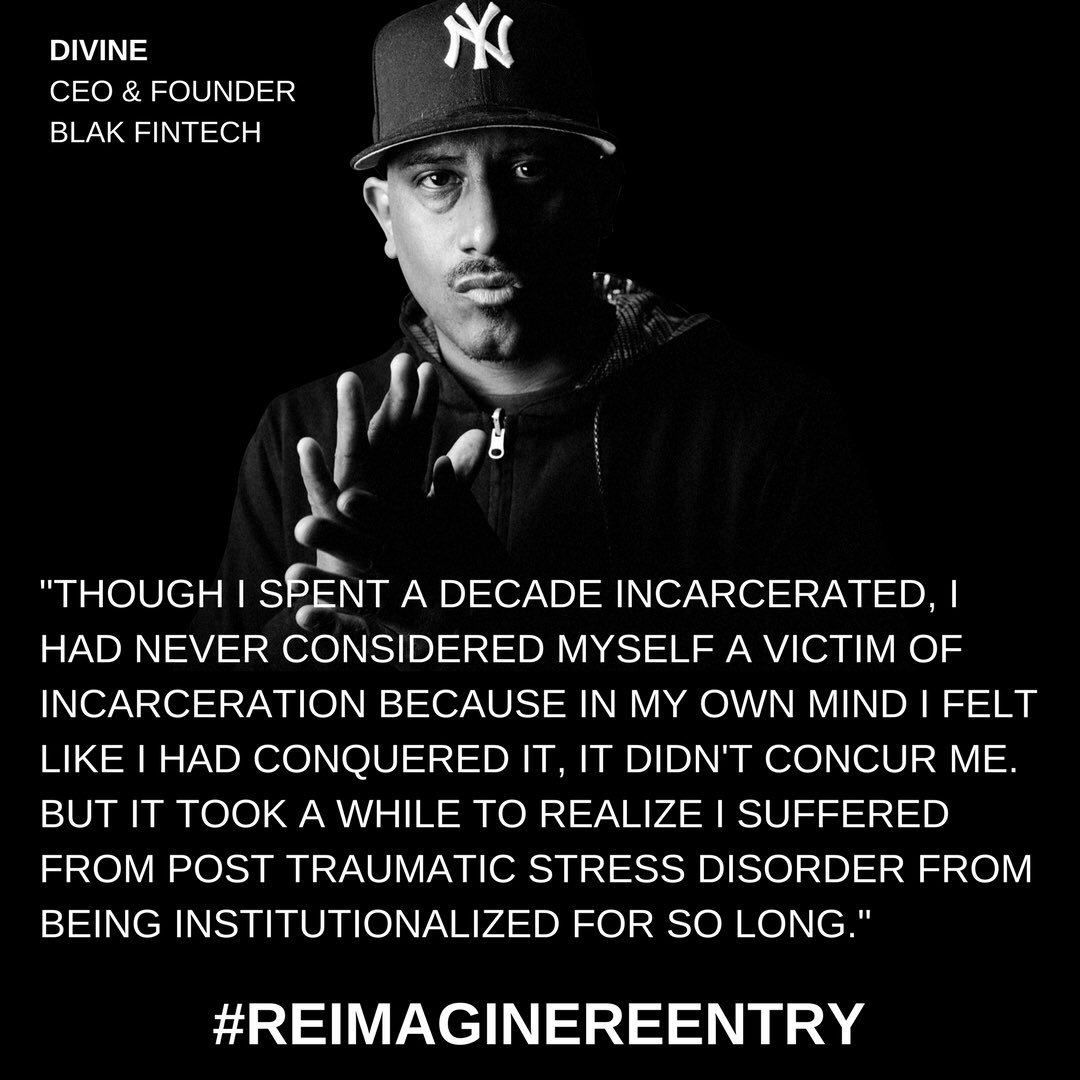 divine4thletter's tweet photo. “Though I spent a decade incarcerated, I had never considered myself a victim of incarceration because in my own mind...” #ReimagineReentry https://t.co/z30NMVspdb