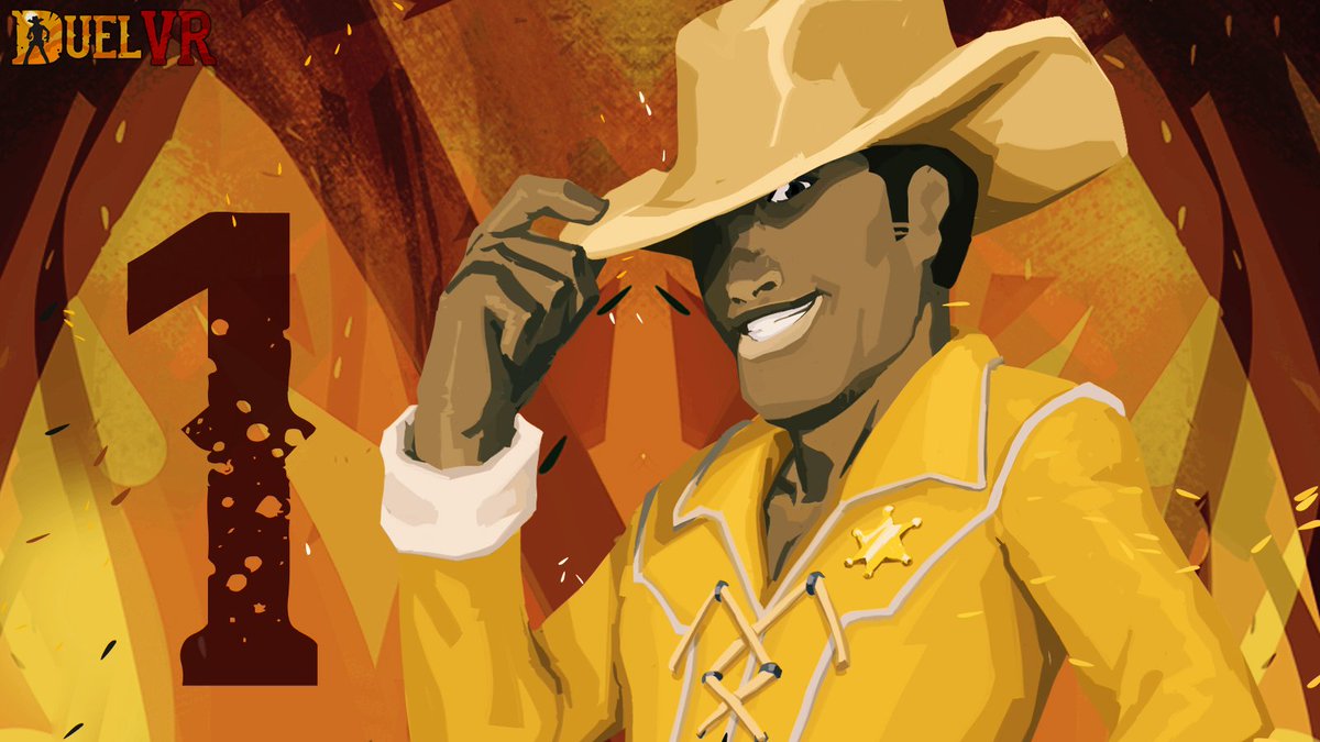 duel_vr's tweet photo. No time to shin out now. #DuelVR releases on #steam tomorrow! Let's belly-up at the saloon and celebrate! #indiedev  https://t.co/CqDne4AyuJ https://t.co/5nrkzMddji