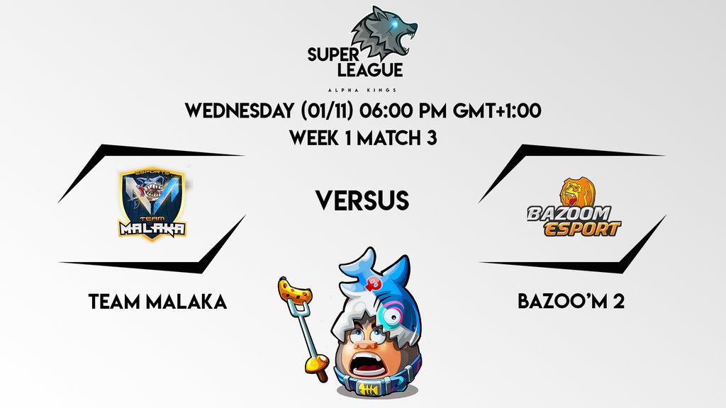 AKSuperLeague's tweet photo. Today New match in #AKSuperLeague

🇪🇸@teammalaka__ vs @BazooM_eSport 🇫🇷 https://t.co/DE0EfdnWUR
