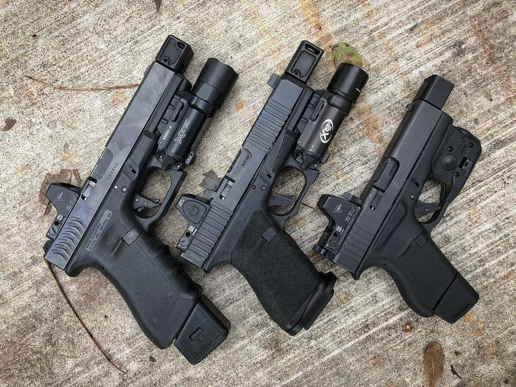 TexasBlackRifle's tweet photo. The Three Amigos!
・・・
#newthingscomin #tbrci #glock #microcomp #stubbycomp #Compensator #AmericanManufacturing #In… https://t.co/GhuLgYezQf https://t.co/vA2OOwWu45