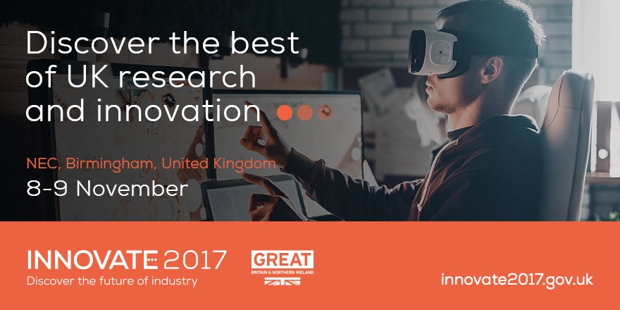 We'll be at <a href="/innovateuk/">Innovate UK</a> Support Zone - come say hi and find out more about our #medtech support for companies and academics
#INNOVATE2017