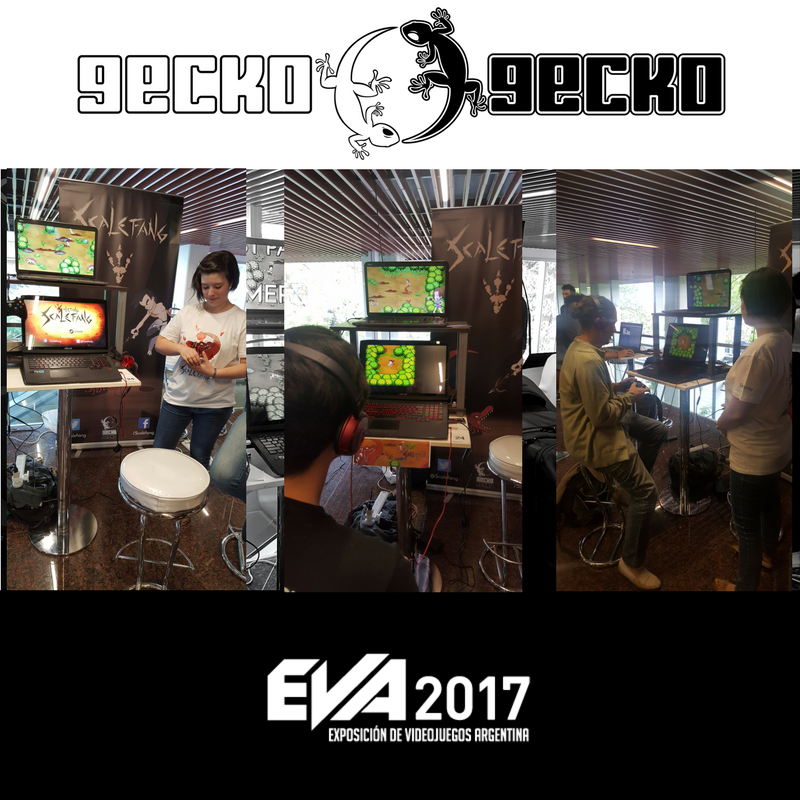 GeckoGeckoGames's tweet photo. Thanks to everyone who came to our booth to play #Scalefang last weekend at @expoeva

We hope u enjoyed it, see u at @LEVEL_UY 
#expoeva2017 https://t.co/sRMVDDHSoq