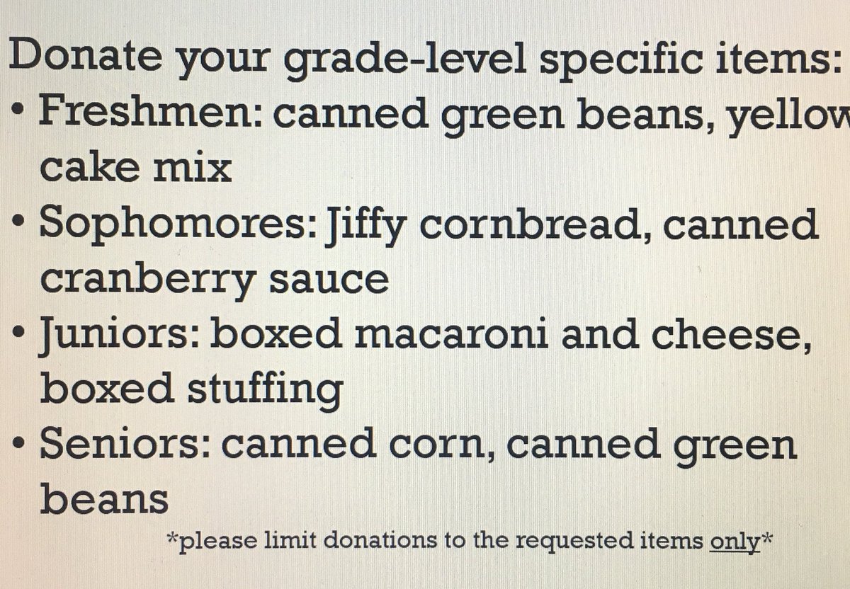 theCoachesJones's tweet photo. FEED THE CITY now through November 9. Class officers - share, promote, donate! @Veterans_High @vhs_18 @veterans2019 @VHSco2020 @vhs_2021 https://t.co/g1OY4QTHFH