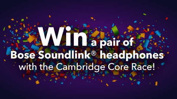 Enter the Cambridge Core Race 🏃 to #win a pair of Bose Soundlink II headphones! ow.ly/E3gs30fPAxV  #competitiontime 🏆