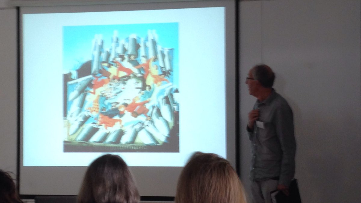 jenrdunn's tweet photo. Politics and paint collide in @FWWTMurals talk @_TheWhitechapel https://t.co/Cw84H6nWgE