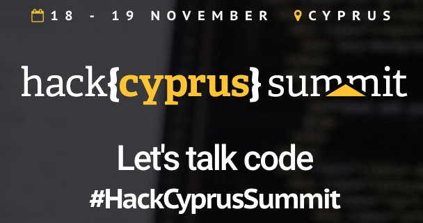 simosgerasimou's tweet photo. #HackCyprusSummit: a two-day event full of presentations, panel talks and workshops. Coming In less than three weeks @hackcyprus @CyEntLink https://t.co/GhYjPcwe63
