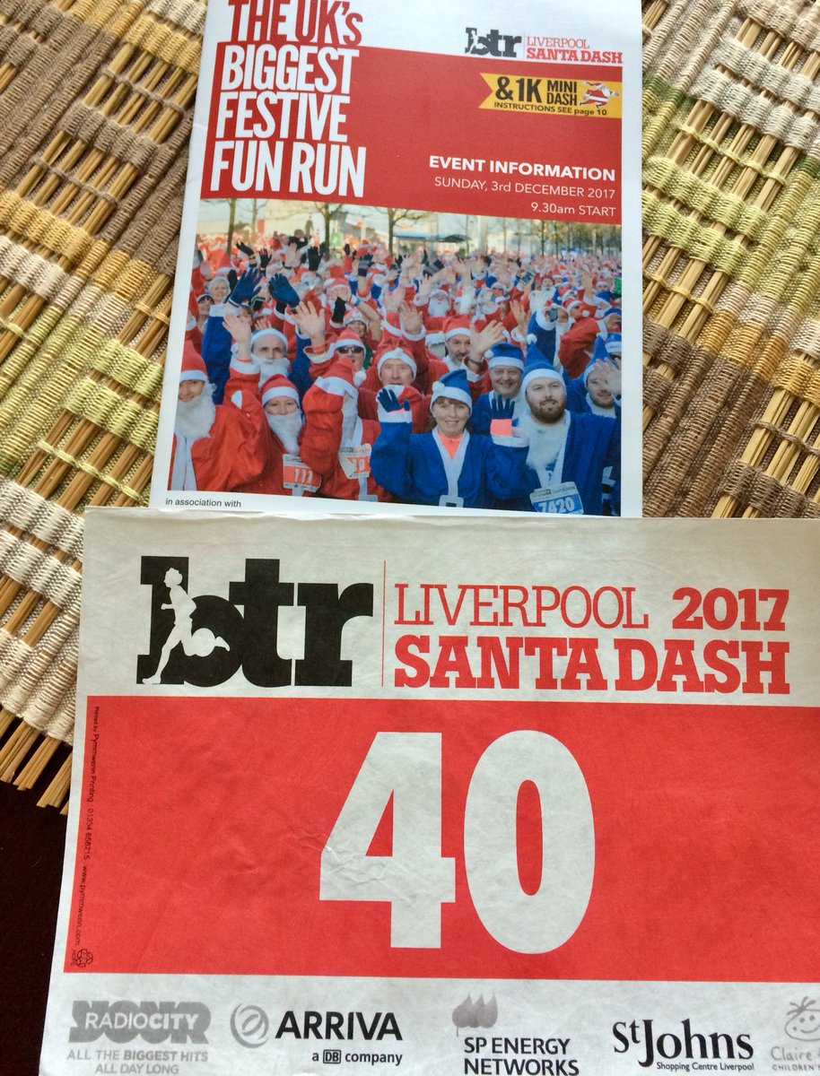 ladylittler's tweet photo. Well I’m ready @R4Auk #rainbow100 #santadash #santadash2017 #Liverpool 🤶👍 https://t.co/pX3cTJ8sWC