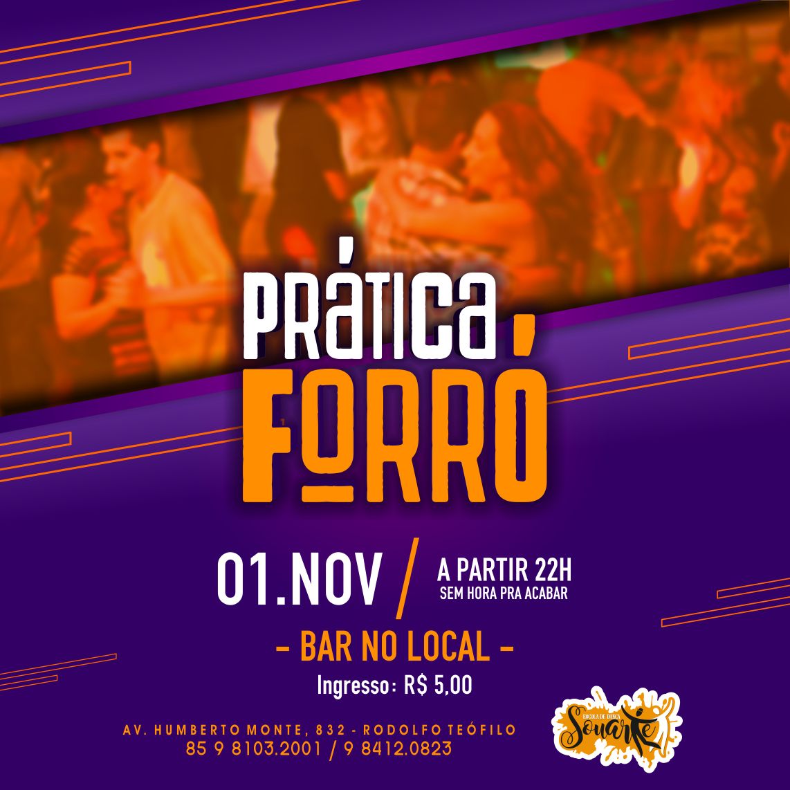 Prática de forró. Fortaleza