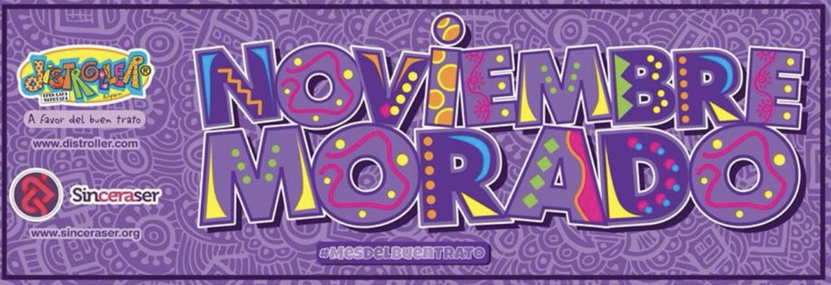 Comenzamos!1er RETO: cambiar fotos de perfil.Píntate un lazo morado d la forma + original.Este Noviembre Morado, todos vamos #PorElBuenTrato