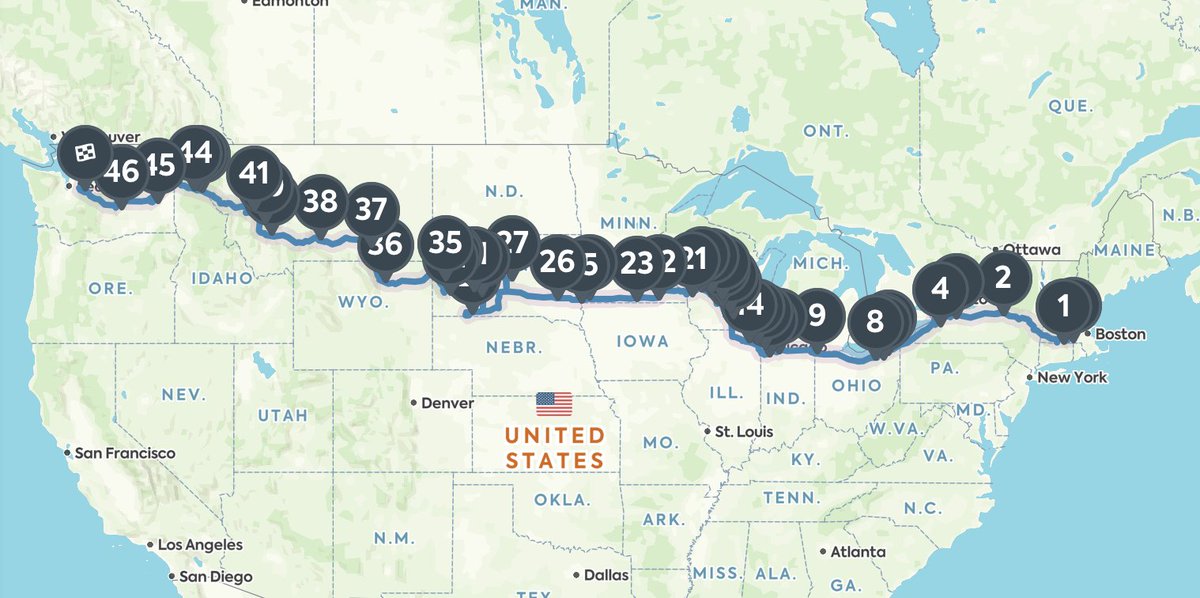 Roadtrippers's tweet image. These are the coolest road trip stops along I-90, from Boston to Seattle ow.ly/X37930g8QLZ