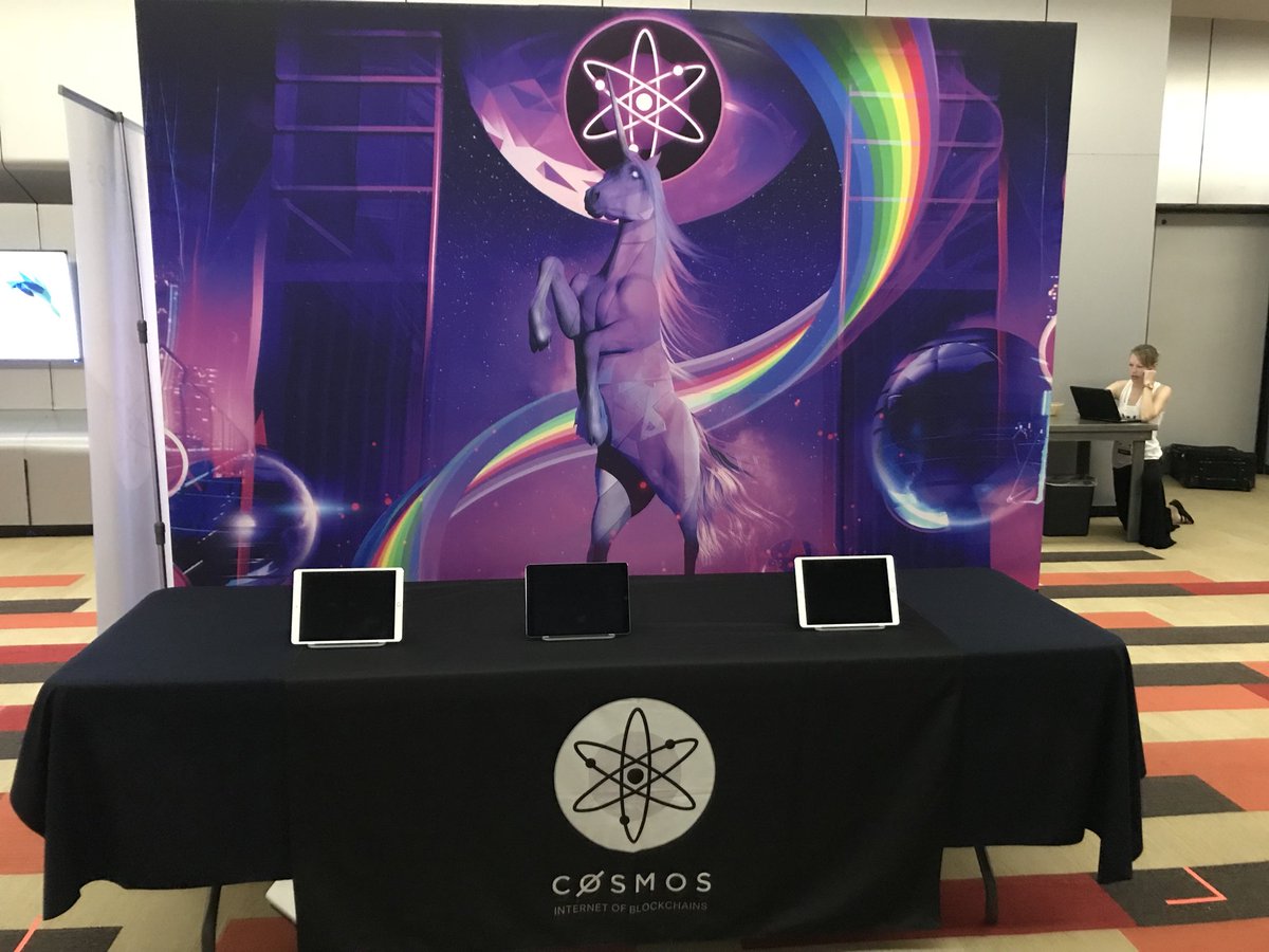 wozclaus's tweet image. My booth. Come take selfie with me #devcorn3 #devcon @cosmos