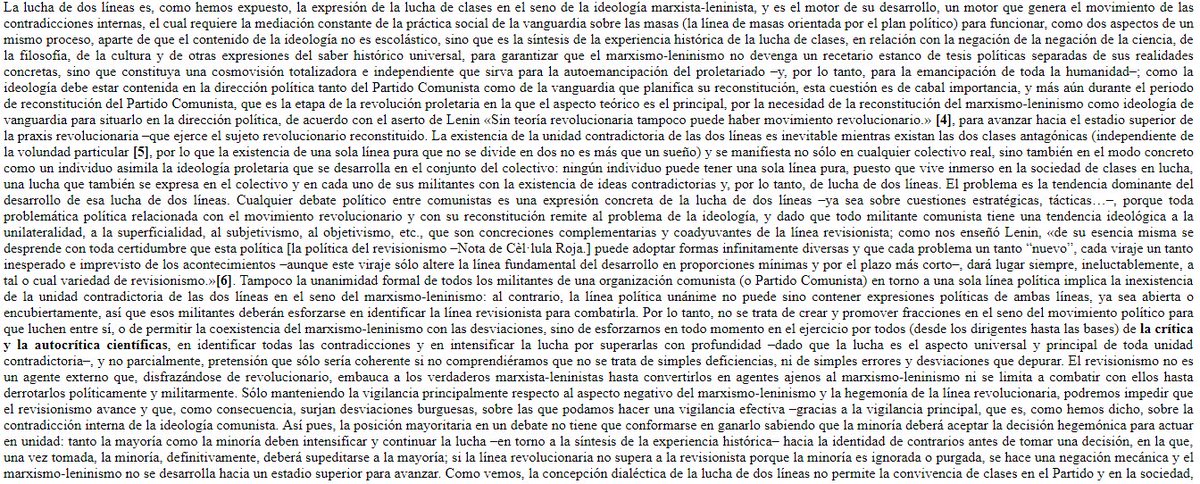 T_Rejected's tweet photo. La lucha de dos líneas como propulsor y depurador interno de la ideología marxista-leninista hacia la revolución [https://t.co/m9RAWzK4Ej]: https://t.co/IdKaUcRWoh