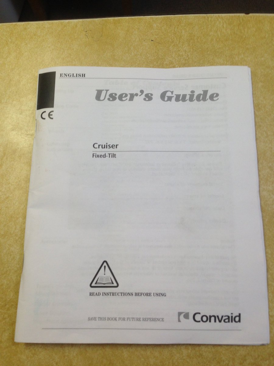GHW Greeley has a lightweight Convaid Cruiser Fixed Tilt Stroller for $275! 
It was only ridden in once and comes with the owners guide.