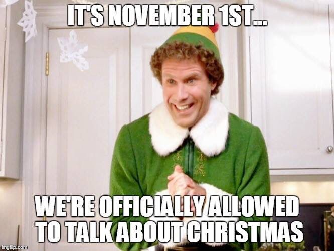 SNCRail's tweet photo. Is this how you felt this morning?  Goodbye Halloween, Hello Christmas! https://t.co/NFScNjvMTk