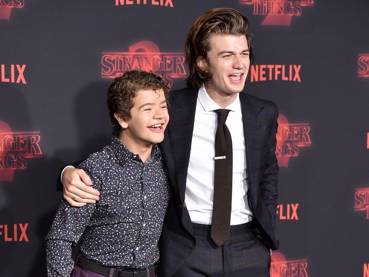 Strang3rThings's tweet photo. Look at 'em! Nice duo in S2. #strangerthings #StrangerThingsS2 https://t.co/1CcYxkNeoc
