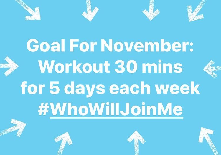 DrADFinch's tweet photo. Goal for November! #whoisjoiningme https://t.co/iK3UrZzco8