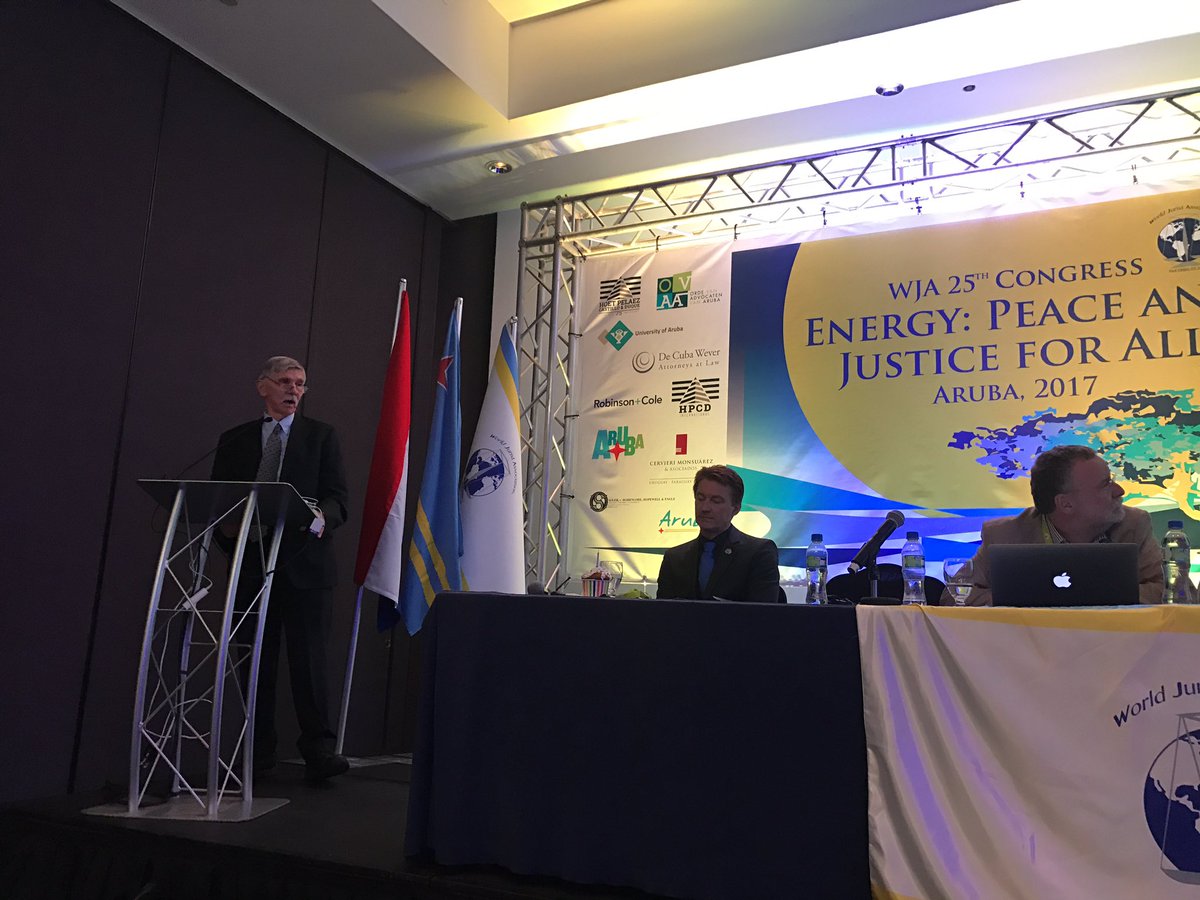 worldjurist's tweet photo. Dr. Edwin L. Doernberg presenting Risck Callenges for Energy Projects in the Developing World. #WJA25CNGRS https://t.co/XgHbAmJpRh