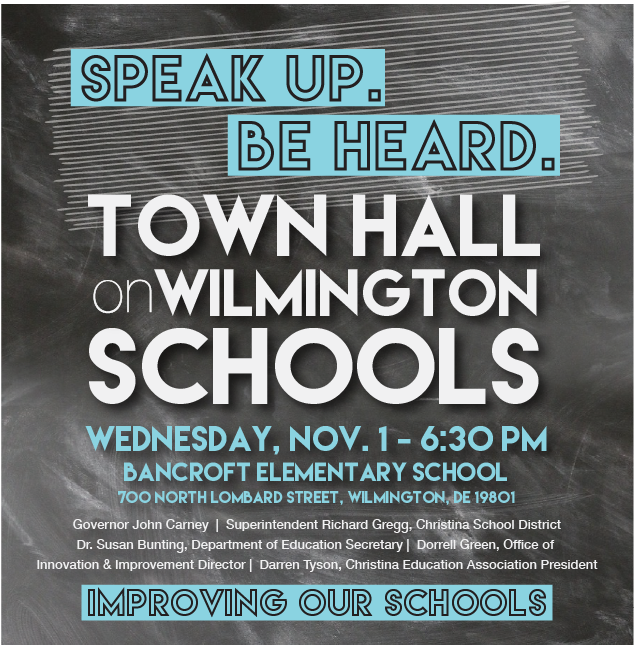 ChristinaK12's tweet photo. TONIGHT: Town Hall event at #BancroftES, 6:30 pm. Speak Up. Be Heard! https://t.co/mdCeQ35v9l