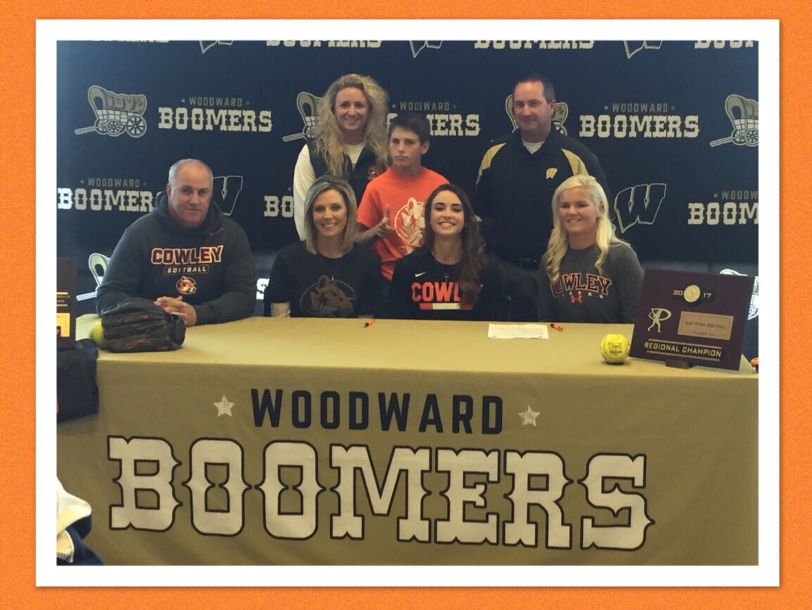 Congratulations to Paige Hughes on signing with Cowley County Fast Pitch!